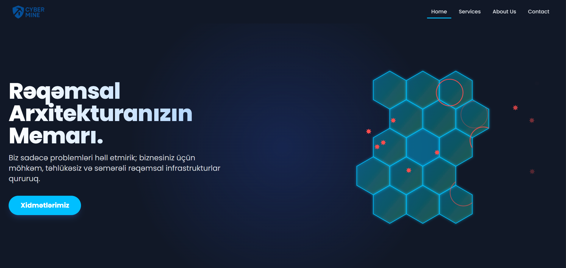 Cyber Mine — Cyber Security layihəsi, Nurlan Qadirov tərəfindən hazırlanıb