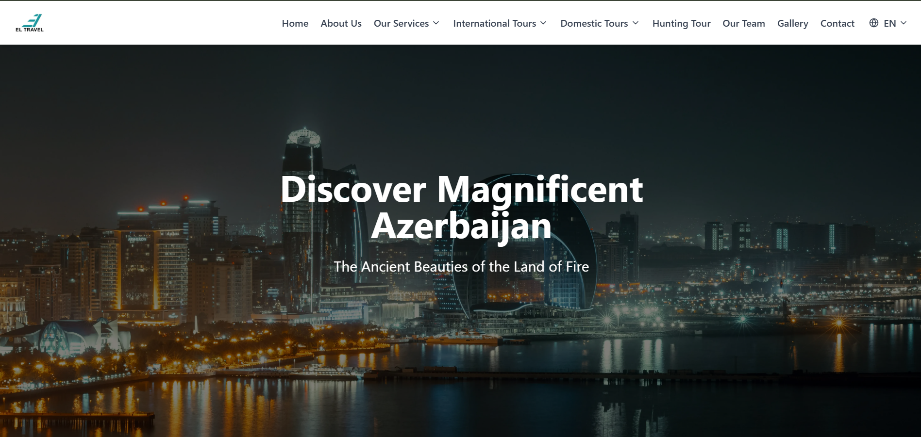 El Travel — Travel layihəsi, Nurlan Qadirov tərəfindən hazırlanıb