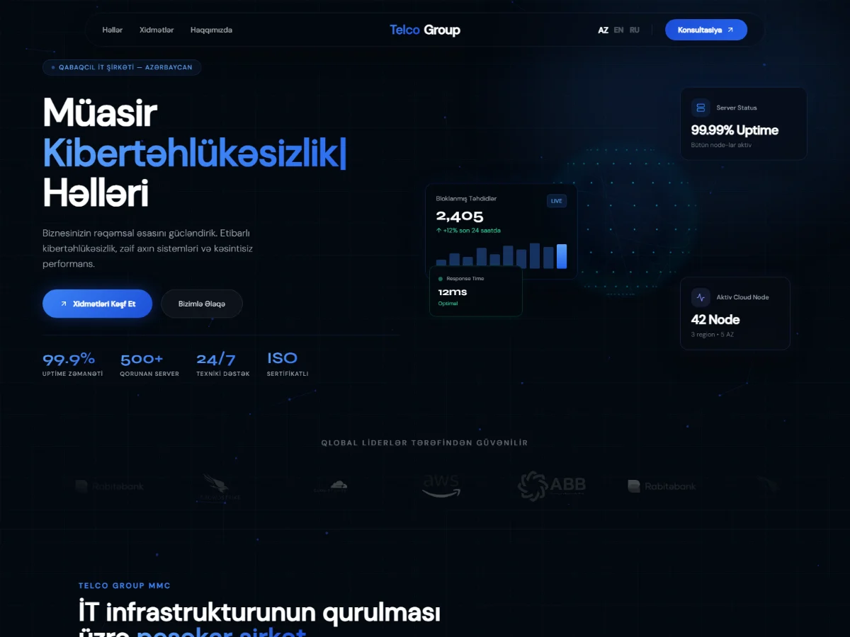 Telco Group — IT Infrastructure & Cloud — IT Infrastructure layihəsi, Nurlan Qadirov tərəfindən hazırlanıb